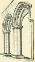An illustration from An introduction to the study of Gothic architecture (1900)