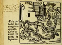 An illustration from Stultifera nauis : Narrago[n]ie profectionis nunq[uam] satis laudata nauis