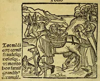 An illustration from Stultifera nauis : Narrago[n]ie profectionis nunq[uam] satis laudata nauis