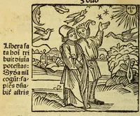 An illustration from Stultifera nauis : Narrago[n]ie profectionis nunq[uam] satis laudata nauis