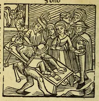 An illustration from Stultifera nauis : Narrago[n]ie profectionis nunq[uam] satis laudata nauis