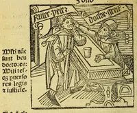 An illustration from Stultifera nauis : Narrago[n]ie profectionis nunq[uam] satis laudata nauis