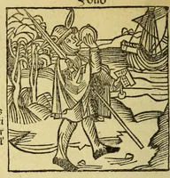 An illustration from Stultifera nauis : Narrago[n]ie profectionis nunq[uam] satis laudata nauis