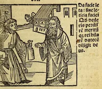 An illustration from Stultifera nauis : Narrago[n]ie profectionis nunq[uam] satis laudata nauis