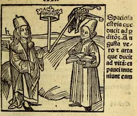 An illustration from Stultifera nauis : Narrago[n]ie profectionis nunq[uam] satis laudata nauis
