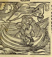 An illustration from Stultifera nauis : Narrago[n]ie profectionis nunq[uam] satis laudata nauis