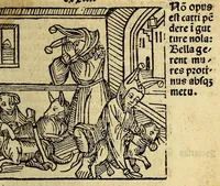 An illustration from Stultifera nauis : Narrago[n]ie profectionis nunq[uam] satis laudata nauis