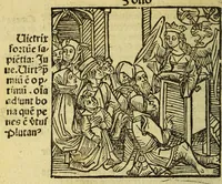 An illustration from Stultifera nauis : Narrago[n]ie profectionis nunq[uam] satis laudata nauis