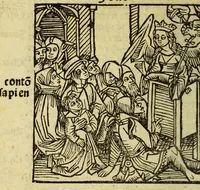 An illustration from Stultifera nauis : Narrago[n]ie profectionis nunq[uam] satis laudata nauis