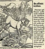 An illustration from Stultifera nauis : Narragonice p[ro]fect[i]onis nunq[uam] satis laudata nauis: