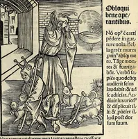 An illustration from Stultifera nauis : Narragonice p[ro]fect[i]onis nunq[uam] satis laudata nauis: