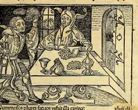 An illustration from Stultifera nauis : Narragonice p[ro]fectio[n]is nunq[uam] satis laudata nauis.