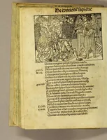 An illustration from Stultifera nauis : Narragonice p[ro]fectio[n]is nunq[uam] satis laudata nauis.
