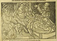An illustration from Stultifera nauis : Narragonice p[ro]fectio[n]is nunq[uam] satis laudata nauis.