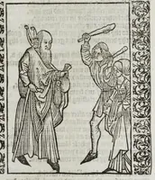 Picture 22 of 25 from Stultifera nauis : qua omnium mortalium narratur stultitia, admodum vtilis & necessaria ab omnibus ad suam salutem perlegenda, è latino sermone in nostrum vulgarem versa, & iam diligenter impressa = The ship of fooles : wherein is shewed the folly of all states, with diuers other workes adoiyned vnto the same, very profitable and fruitfull for all men : translated out of Latin into Englishe (1570), leaf 389
