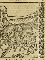 An illustration from Stultifera Nauis, : qua omnium mortalium narratur stultitia, admodum vtilis [et] necessaria ab omnibus ad suam salutem perlegenda, (1570)