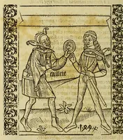 Picture 5 of 16 from Stultifera Nauis, : qua omnium mortalium narratur stultitia, admodum vtilis [et] necessaria ab omnibus ad suam salutem perlegenda, (1570), leaf 44