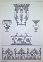 Picture 7 of 11 from Style Empire: Interior Decorations, Furniture, Etc., Etc. Executed after Designs by Ch. Percier and P. F. L. Fontaine (1895), leaf 60