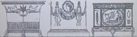 Picture 9 of 11 from Style Empire: Interior Decorations, Furniture, Etc., Etc. Executed after Designs by Ch. Percier and P. F. L. Fontaine (1895), leaf 96