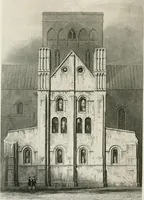 An illustration from An attempt to discriminate the styles of architecture in England : from the Conquest to the Reformation : with a sketch of the Grecian and Roman orders : notices of numerous British edifices :and some remarks on the architecture of a part of France (1848)