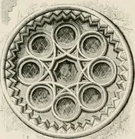 An illustration from An attempt to discriminate the styles of architecture in England : from the Conquest to the Reformation : with a sketch of the Grecian and Roman orders : notices of numerous British edifices :and some remarks on the architecture of a part of France (1848)