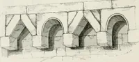 An illustration from An attempt to discriminate the styles of architecture in England : from the Conquest to the Reformation : with a sketch of the Grecian and Roman orders : notices of numerous British edifices :and some remarks on the architecture of a part of France (1848)