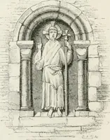 An illustration from An attempt to discriminate the styles of architecture in England : from the Conquest to the Reformation : with a sketch of the Grecian and Roman orders : notices of numerous British edifices :and some remarks on the architecture of a part of France (1848)