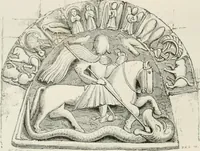 An illustration from An attempt to discriminate the styles of architecture in England : from the Conquest to the Reformation : with a sketch of the Grecian and Roman orders : notices of numerous British edifices :and some remarks on the architecture of a part of France (1848)