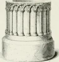 An illustration from An attempt to discriminate the styles of architecture in England : from the Conquest to the Reformation : with a sketch of the Grecian and Roman orders : notices of numerous British edifices :and some remarks on the architecture of a part of France (1848)