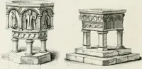 An illustration from An attempt to discriminate the styles of architecture in England : from the Conquest to the Reformation : with a sketch of the Grecian and Roman orders : notices of numerous British edifices :and some remarks on the architecture of a part of France (1848)