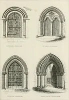 An illustration from An attempt to discriminate the styles of architecture in England : from the Conquest to the Reformation : with a sketch of the Grecian and Roman orders : notices of numerous British edifices :and some remarks on the architecture of a part of France (1848)