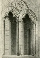 An illustration from An attempt to discriminate the styles of architecture in England : from the Conquest to the Reformation : with a sketch of the Grecian and Roman orders : notices of numerous British edifices :and some remarks on the architecture of a part of France (1848)