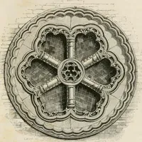 An illustration from An attempt to discriminate the styles of architecture in England : from the Conquest to the Reformation : with a sketch of the Grecian and Roman orders : notices of numerous British edifices :and some remarks on the architecture of a part of France (1848)