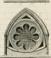 An illustration from An attempt to discriminate the styles of architecture in England : from the Conquest to the Reformation : with a sketch of the Grecian and Roman orders : notices of numerous British edifices :and some remarks on the architecture of a part of France (1848)