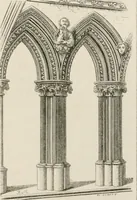 An illustration from An attempt to discriminate the styles of architecture in England : from the Conquest to the Reformation : with a sketch of the Grecian and Roman orders : notices of numerous British edifices :and some remarks on the architecture of a part of France (1848)
