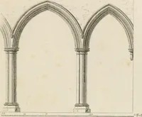 An illustration from An attempt to discriminate the styles of architecture in England : from the Conquest to the Reformation : with a sketch of the Grecian and Roman orders : notices of numerous British edifices :and some remarks on the architecture of a part of France (1848)