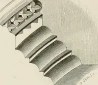 An illustration from An attempt to discriminate the styles of architecture in England : from the Conquest to the Reformation : with a sketch of the Grecian and Roman orders : notices of numerous British edifices :and some remarks on the architecture of a part of France (1848)