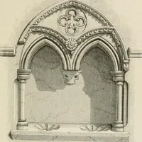 An illustration from An attempt to discriminate the styles of architecture in England : from the Conquest to the Reformation : with a sketch of the Grecian and Roman orders : notices of numerous British edifices :and some remarks on the architecture of a part of France (1848)