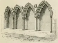 An illustration from An attempt to discriminate the styles of architecture in England : from the Conquest to the Reformation : with a sketch of the Grecian and Roman orders : notices of numerous British edifices :and some remarks on the architecture of a part of France (1848)