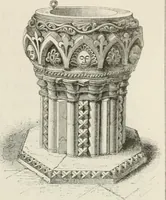 An illustration from An attempt to discriminate the styles of architecture in England : from the Conquest to the Reformation : with a sketch of the Grecian and Roman orders : notices of numerous British edifices :and some remarks on the architecture of a part of France (1848)