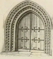 An illustration from An attempt to discriminate the styles of architecture in England : from the Conquest to the Reformation : with a sketch of the Grecian and Roman orders : notices of numerous British edifices :and some remarks on the architecture of a part of France (1848)
