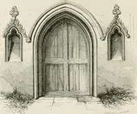 An illustration from An attempt to discriminate the styles of architecture in England : from the Conquest to the Reformation : with a sketch of the Grecian and Roman orders : notices of numerous British edifices :and some remarks on the architecture of a part of France (1848)