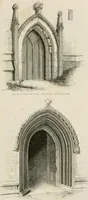 An illustration from An attempt to discriminate the styles of architecture in England : from the Conquest to the Reformation : with a sketch of the Grecian and Roman orders : notices of numerous British edifices :and some remarks on the architecture of a part of France (1848)