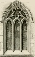 An illustration from An attempt to discriminate the styles of architecture in England : from the Conquest to the Reformation : with a sketch of the Grecian and Roman orders : notices of numerous British edifices :and some remarks on the architecture of a part of France (1848)