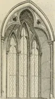An illustration from An attempt to discriminate the styles of architecture in England : from the Conquest to the Reformation : with a sketch of the Grecian and Roman orders : notices of numerous British edifices :and some remarks on the architecture of a part of France (1848)
