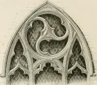 An illustration from An attempt to discriminate the styles of architecture in England : from the Conquest to the Reformation : with a sketch of the Grecian and Roman orders : notices of numerous British edifices :and some remarks on the architecture of a part of France (1848)