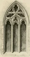 An illustration from An attempt to discriminate the styles of architecture in England : from the Conquest to the Reformation : with a sketch of the Grecian and Roman orders : notices of numerous British edifices :and some remarks on the architecture of a part of France (1848)