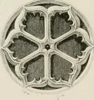An illustration from An attempt to discriminate the styles of architecture in England : from the Conquest to the Reformation : with a sketch of the Grecian and Roman orders : notices of numerous British edifices :and some remarks on the architecture of a part of France (1848)