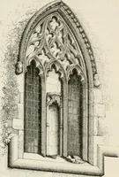 An illustration from An attempt to discriminate the styles of architecture in England : from the Conquest to the Reformation : with a sketch of the Grecian and Roman orders : notices of numerous British edifices :and some remarks on the architecture of a part of France (1848)