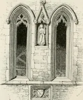 An illustration from An attempt to discriminate the styles of architecture in England : from the Conquest to the Reformation : with a sketch of the Grecian and Roman orders : notices of numerous British edifices :and some remarks on the architecture of a part of France (1848)